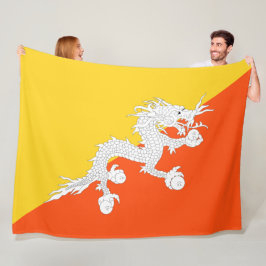 Manta Polar Bandera de Bután (Bután) (Dragón del Trueno)