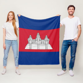 Manta Polar Bandera de Camboya
