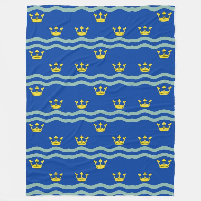 Manta Polar Bandera de Cambridgeshire Fleece Blanket (Anverso)