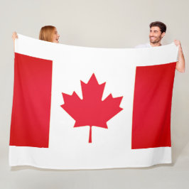 MANTA POLAR BANDERA DE CANADÁ