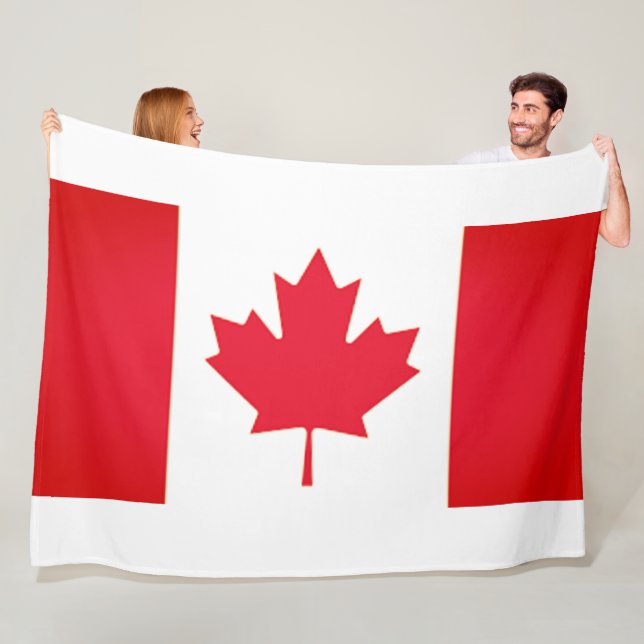 MANTA POLAR BANDERA DE CANADÁ (In situ)