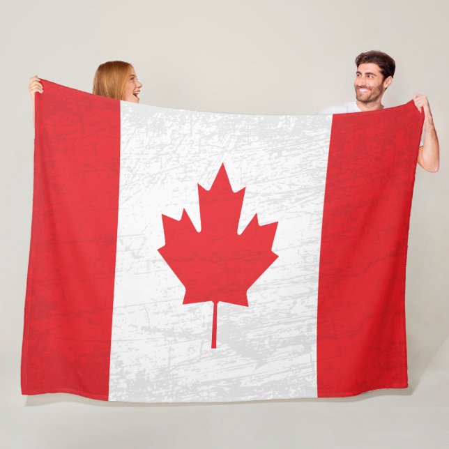 Manta Polar Bandera de Canadá - Un conservador del patrimonio  (In situ)