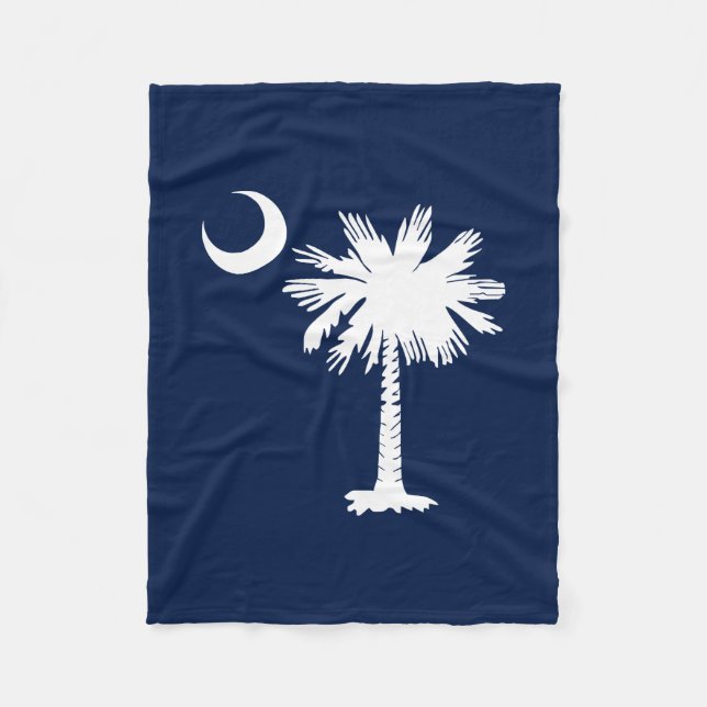 Manta Polar Bandera de Carolina del Sur (Anverso)