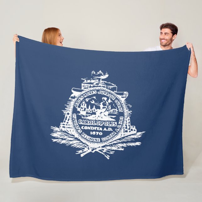 Manta Polar Bandera de Charleston (Carolina del Sur) (In situ)