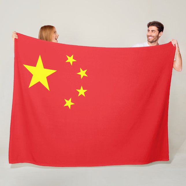 Manta Polar Bandera de China (In situ)
