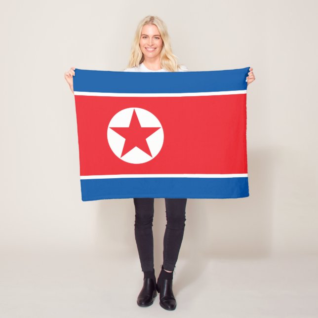 Manta Polar Bandera de Corea del Norte (In situ)