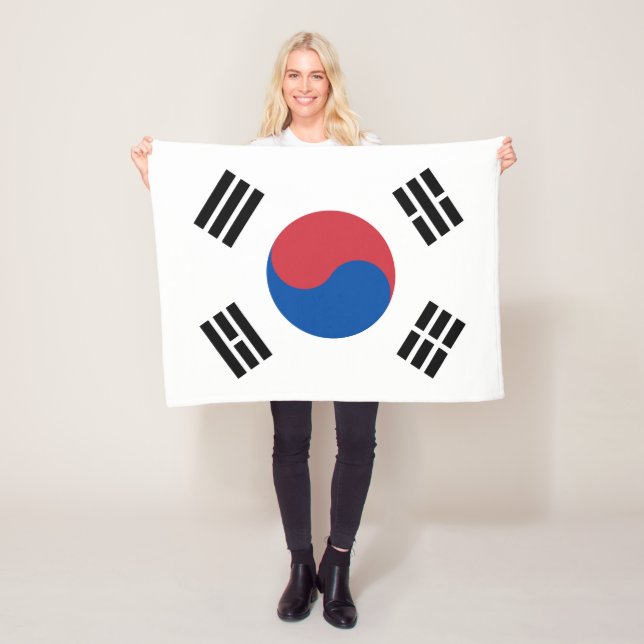Manta Polar Bandera de Corea del Sur (In situ)