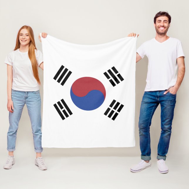 Manta Polar Bandera de Corea del Sur (In situ)