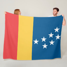 Manta Polar Bandera de Durham (Carolina del Norte, Estados Uni