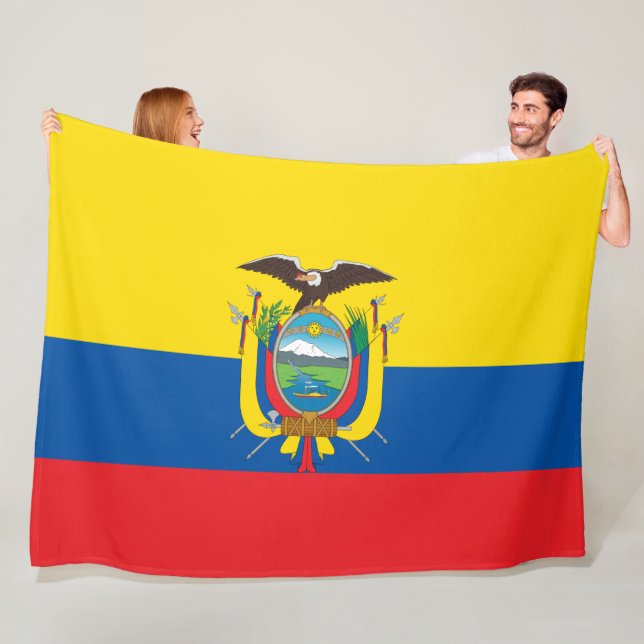 Manta Polar Bandera de Ecuador (In situ)
