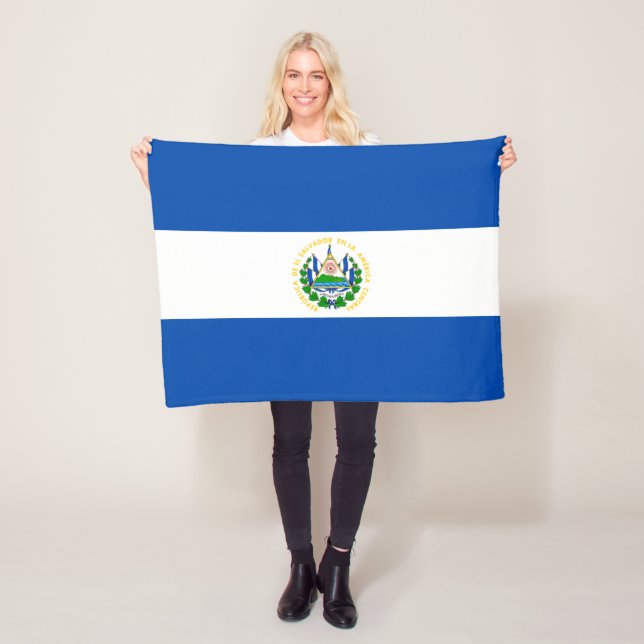 Manta Polar Bandera de El Salvador (In situ)