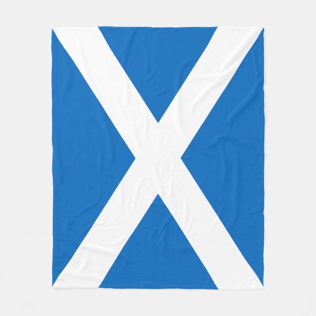 Manta Polar Bandera de Escocia Fleece Blanket (Anverso)