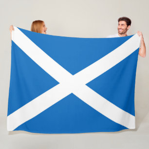 Manta Polar Bandera de Escocia o de Saltire grande