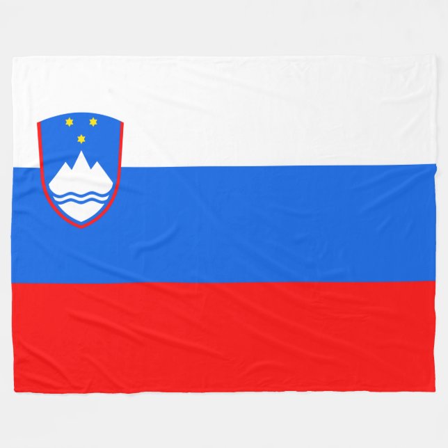Manta Polar Bandera de Eslovenia (Frente (Horizontal))
