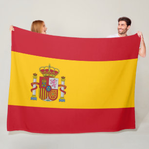 Manta Polar Bandera de España - Bandera de Espana grande