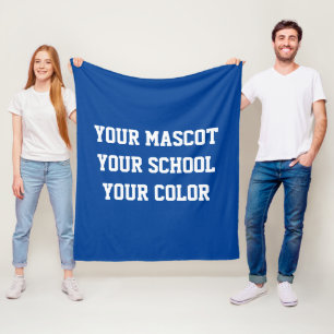 Manta Polar Bandera de espíritu de la escuela secundaria pers