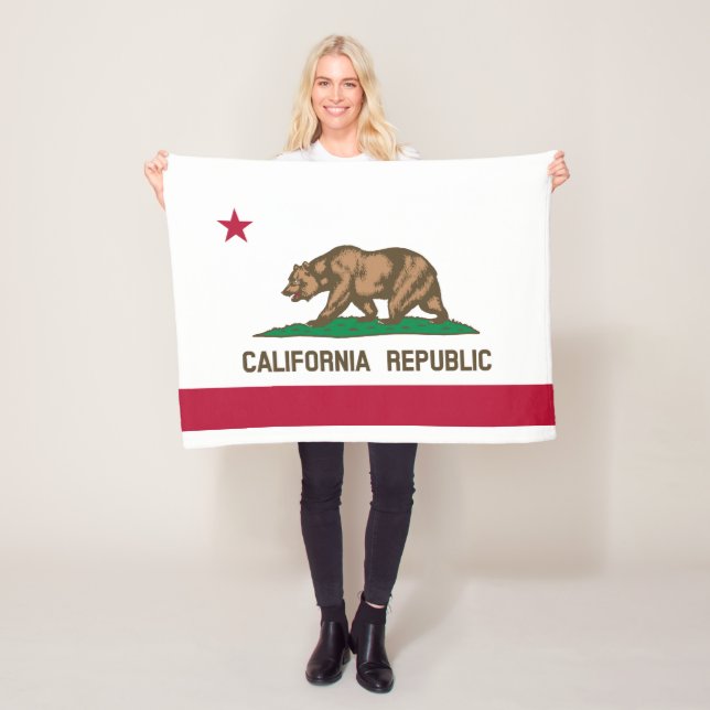 Manta Polar Bandera de estado de California (In situ)