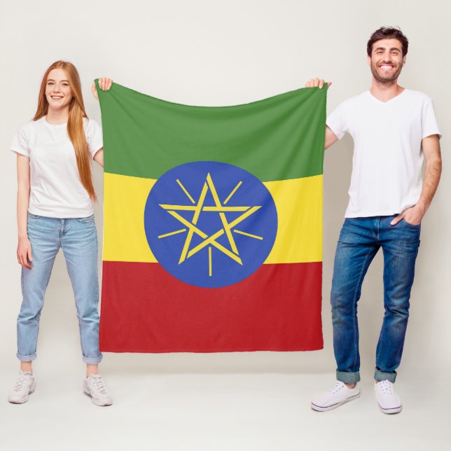 Manta Polar Bandera de Etiopía (In situ)