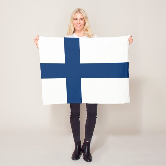 Manta Polar Bandera de Finlandia (In situ)
