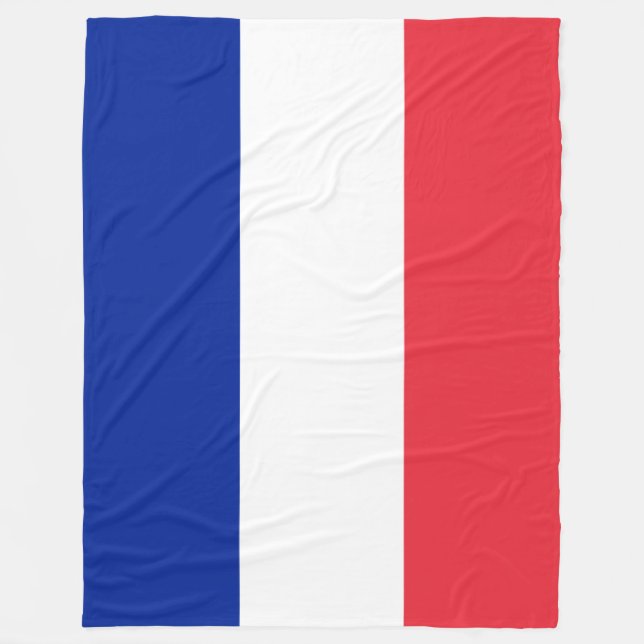 Manta Polar Bandera de Francia (Anverso)