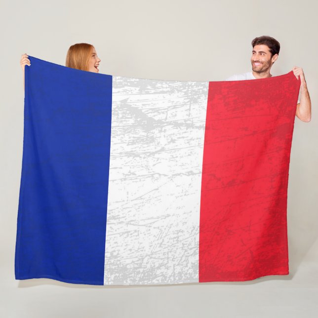 Manta Polar Bandera de Francia - Un tapiz de herencia francesa (In situ)