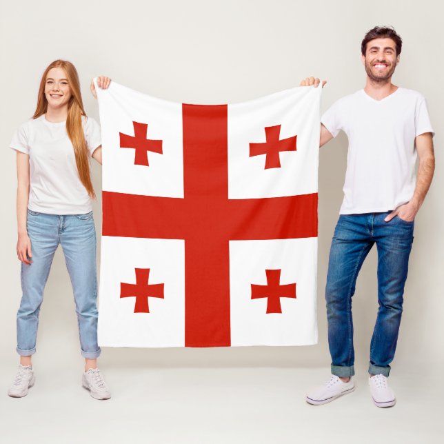 Manta Polar Bandera de Georgia (In situ)