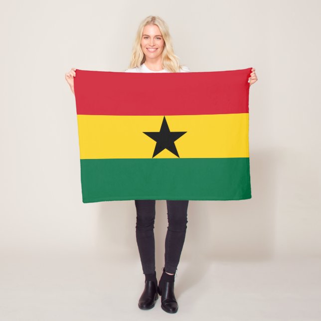 Manta Polar Bandera de Ghana (In situ)