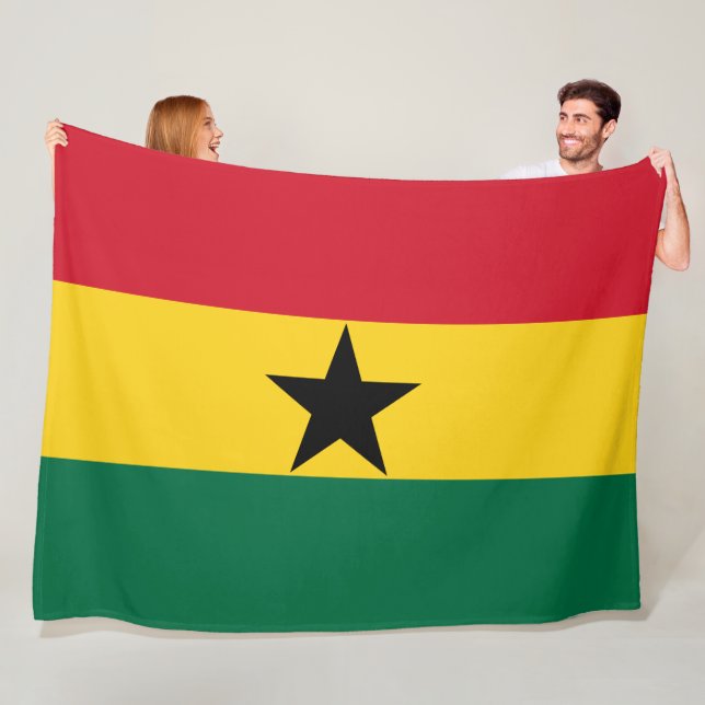 Manta Polar Bandera de Ghana (In situ)