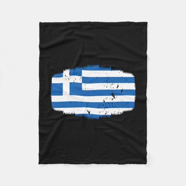 Manta Polar Bandera de Grecia (Anverso)