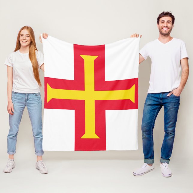 Manta Polar Bandera de Guernsey (In situ)