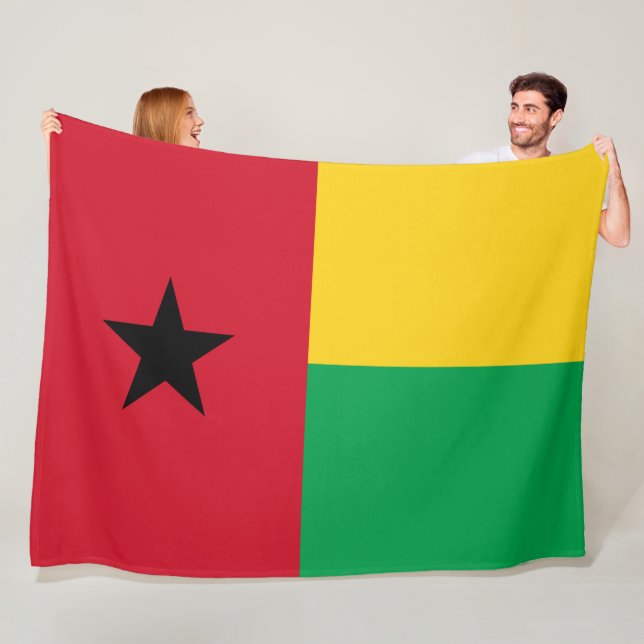 Manta Polar Bandera de Guinea-Bissau (In situ)