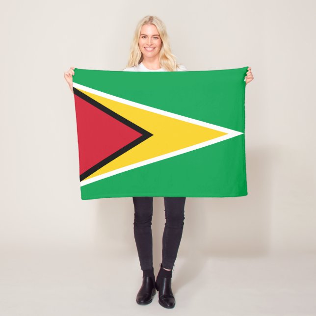 Manta Polar Bandera de Guyana (In situ)