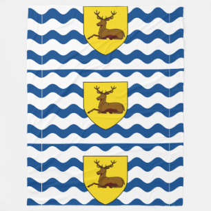 Manta Polar Bandera de Hertfordshire Fleece Blanket