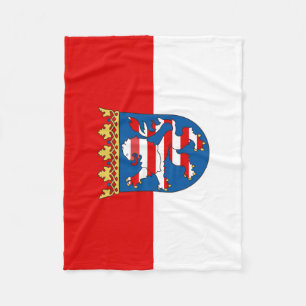Manta Polar Bandera de Hesse Fleece Blanket