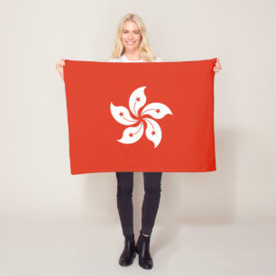 Manta Polar Bandera de Hong Kong