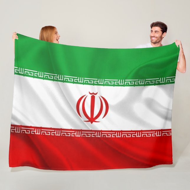 MANTA POLAR BANDERA DE IRÁN (In situ)