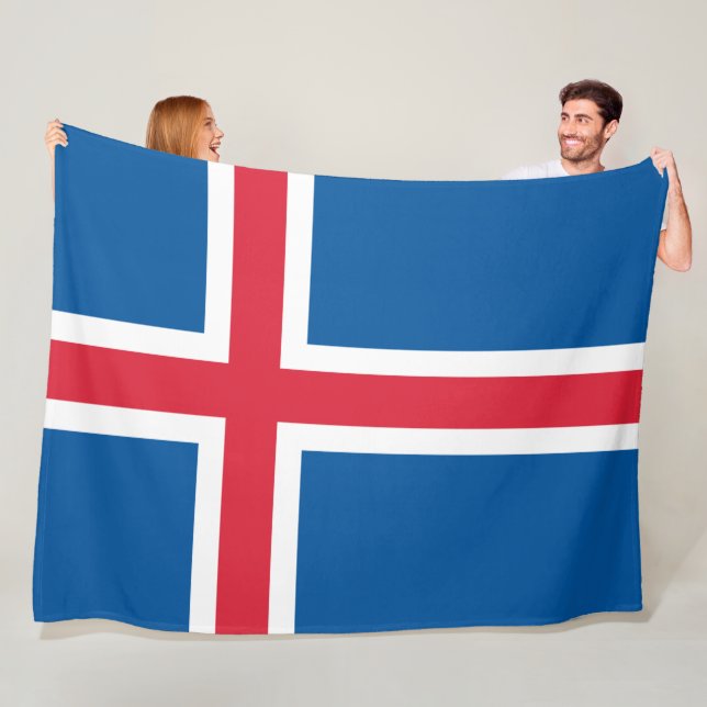 Manta Polar Bandera de Islandia (In situ)