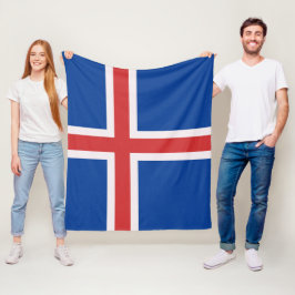 Manta Polar Bandera de Islandia
