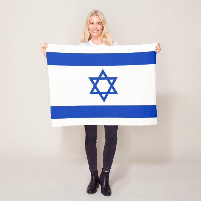 Manta Polar Bandera de Israel (In situ)
