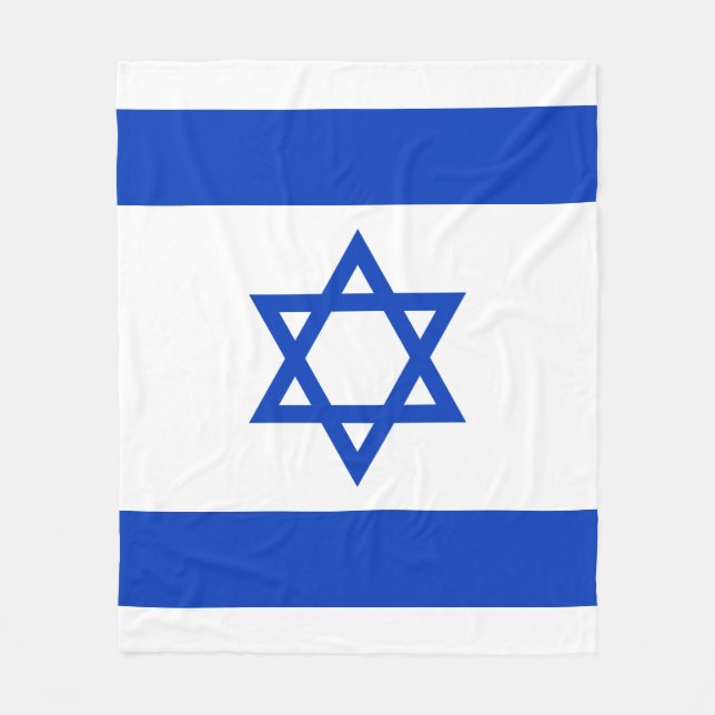 Manta Polar Bandera de Israel (Anverso)
