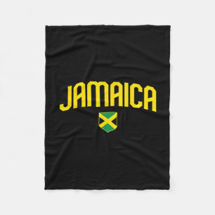 Manta Polar Bandera de Jamaica Jamaicano Vintage Deportivo Ret