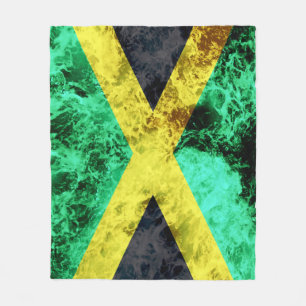 Manta Polar Bandera de Jamaica - Olas oceánicas