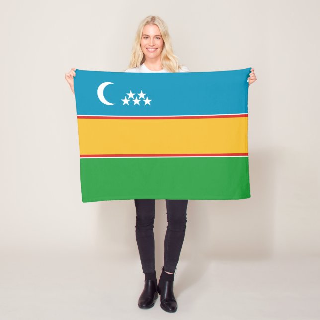 Manta Polar Bandera de Karakalpakistán (In situ)