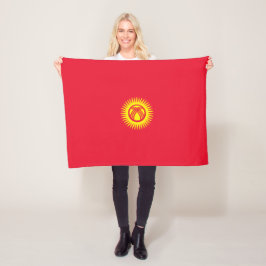 Manta Polar Bandera de Kirguistán