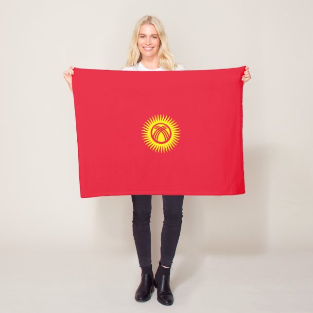 Manta Polar Bandera de Kirguistán (In situ)