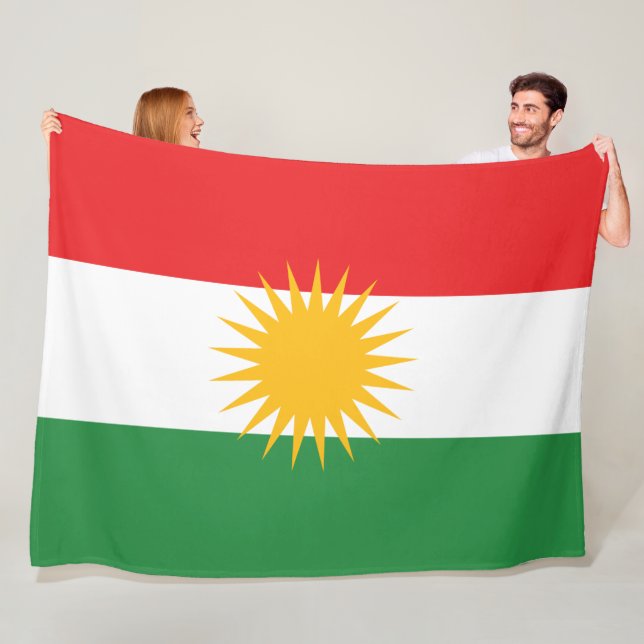 Manta Polar Bandera de Kurdistán (In situ)