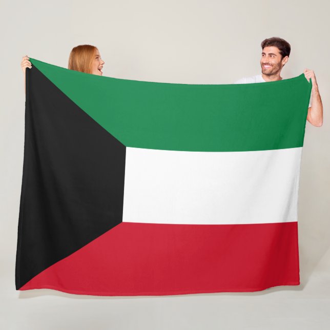 Manta Polar Bandera de Kuwait (In situ)