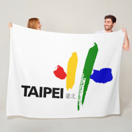 Manta Polar Bandera de la ciudad de Taipei (Taiwán)