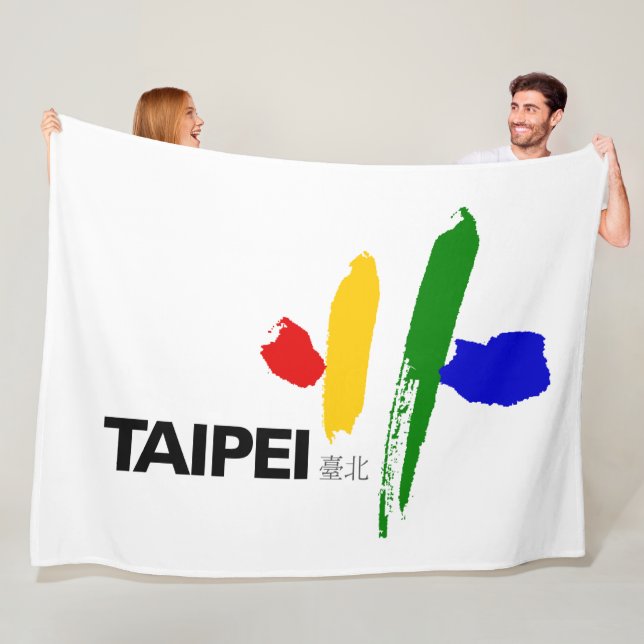 Manta Polar Bandera de la ciudad de Taipei (Taiwán) (In situ)