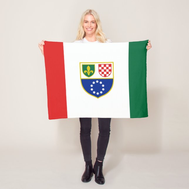 Manta Polar Bandera de la Federación de Bosnia-Herzegovina (In situ)